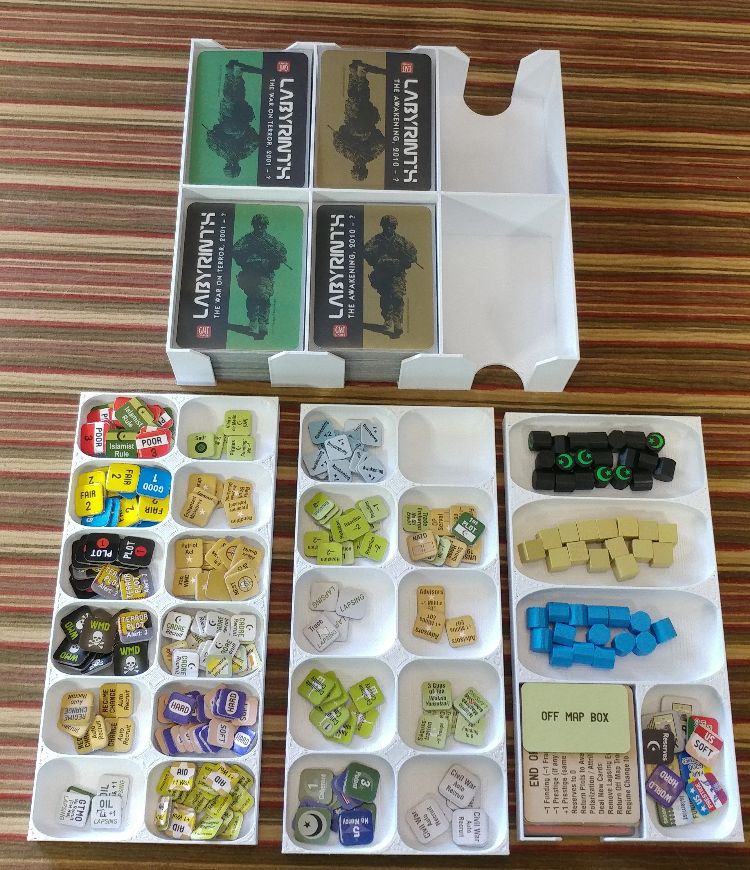 Labyrinth & Expansions Organizer (GMT Games)