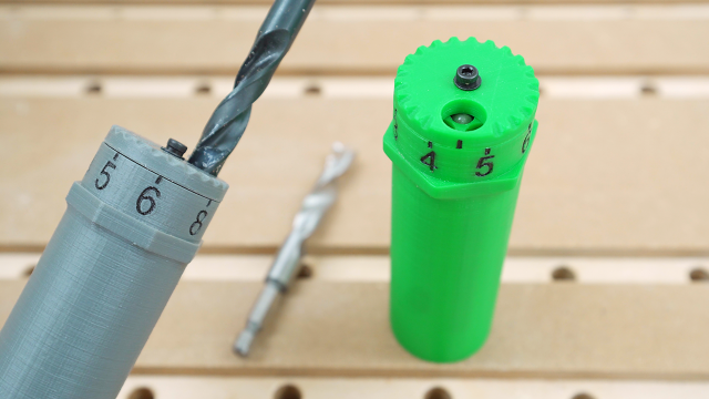 Dirll Storage Container with Swiveling Lid for one-handed use