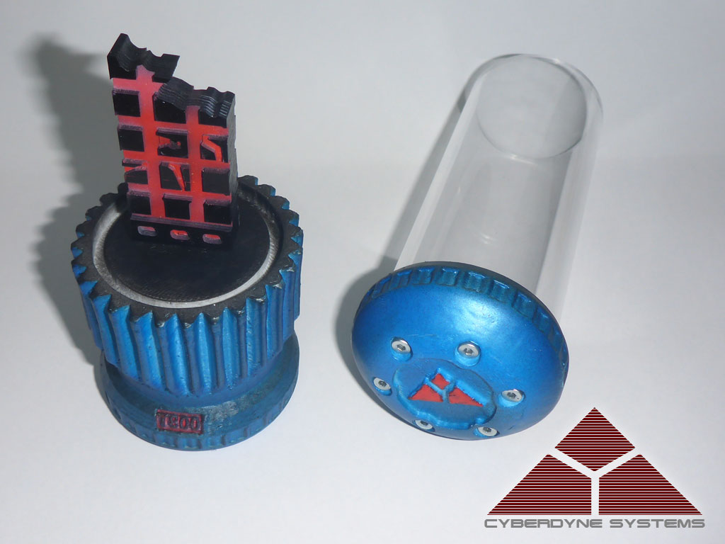 Cyberdyne Systems T-800 CPU Core with Acrylic Container