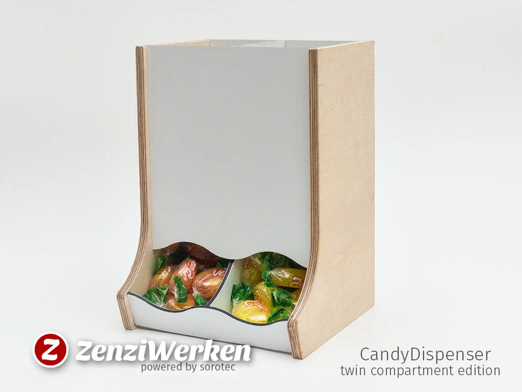 CandyDispenser | Twin Compartment Edition cnc