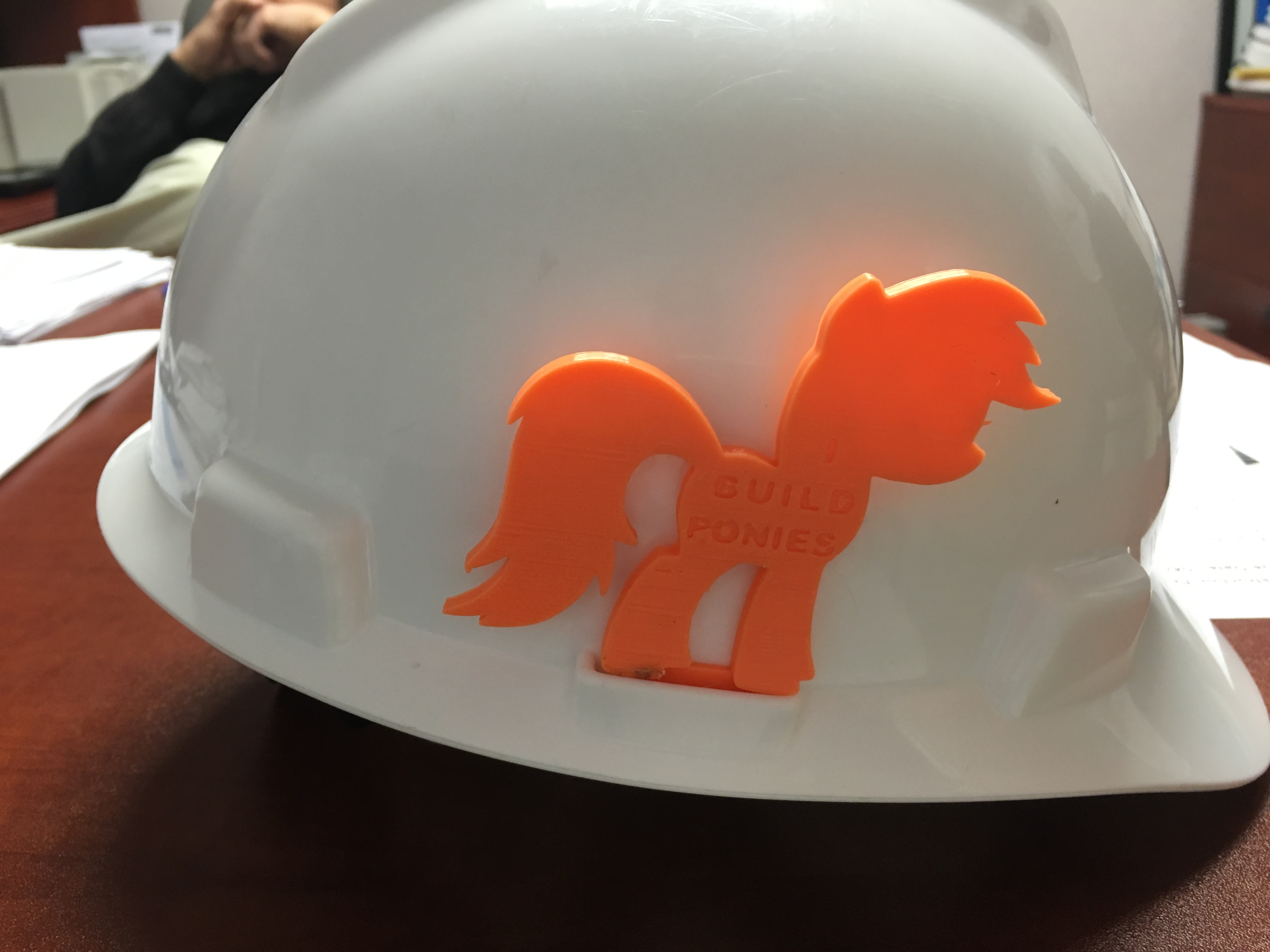 I Build Ponies Hard Hat Insert