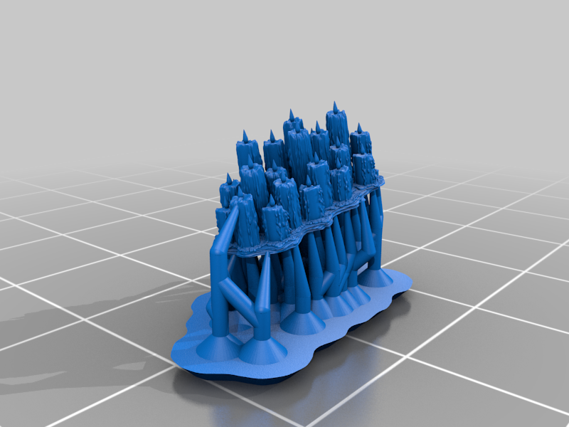 Group of Melted Candles