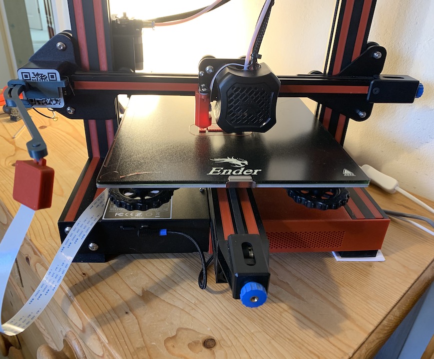 Ender 3 V2 Drawer replacement - Tool-less Raspberry Pi 4 enclosure