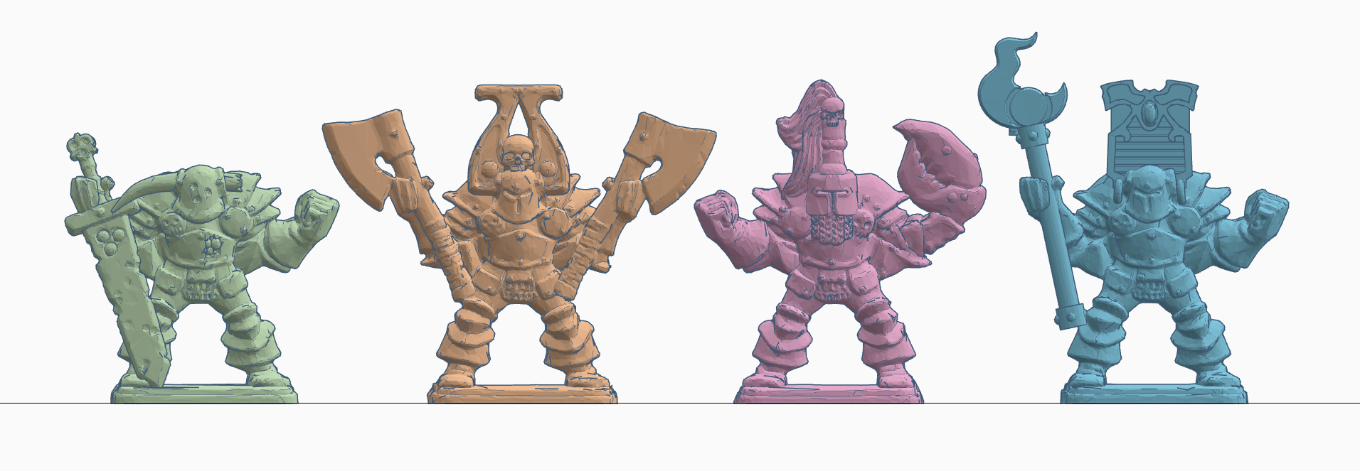 Heroquest Marked Chaos Warriors