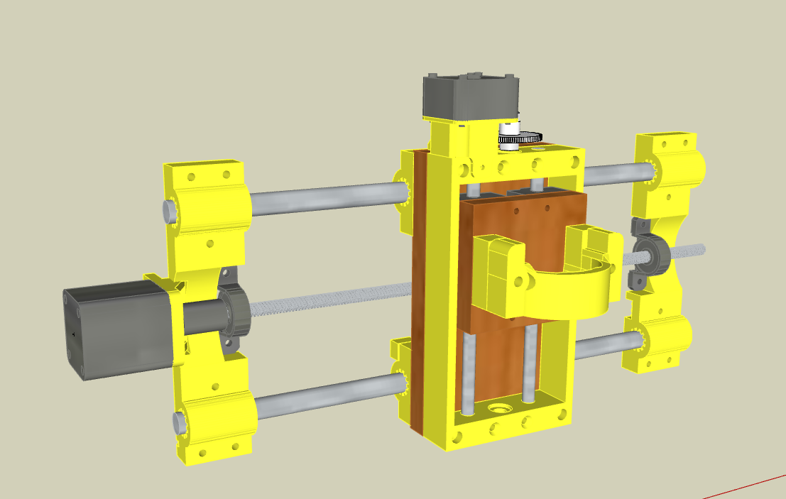 Progetto cnc asse x z
