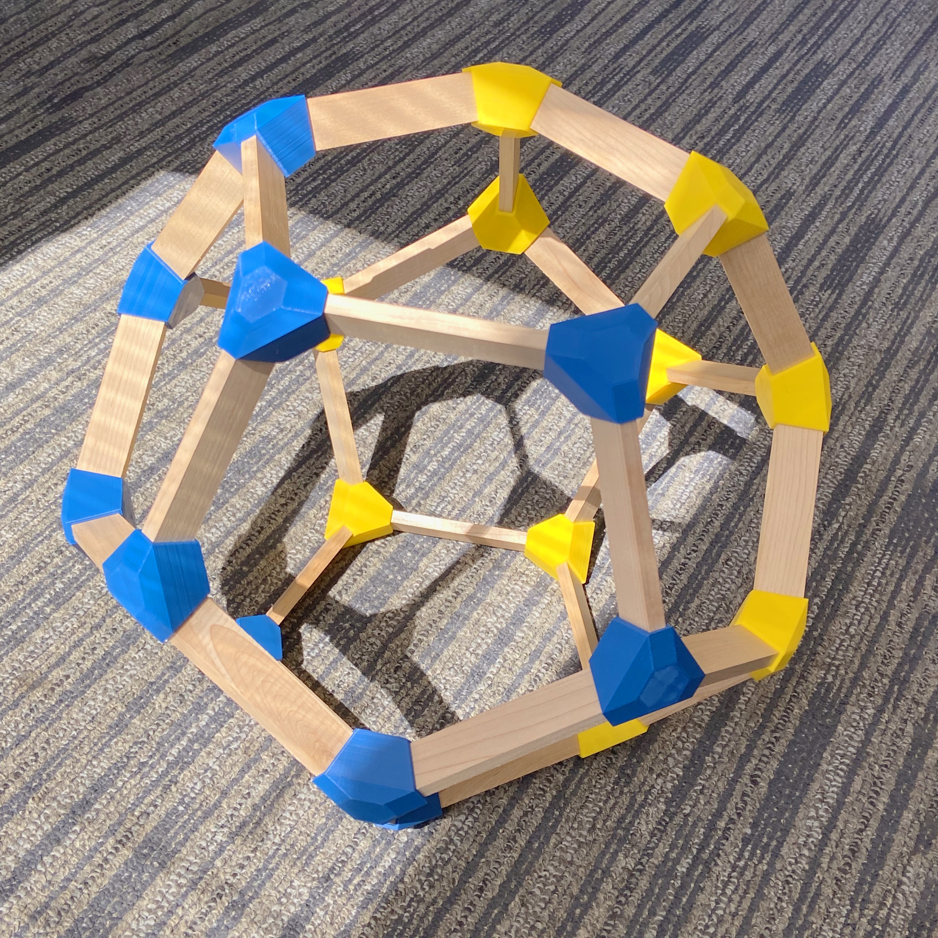 KEVA / Kapla Dodecahedron Connector Joint