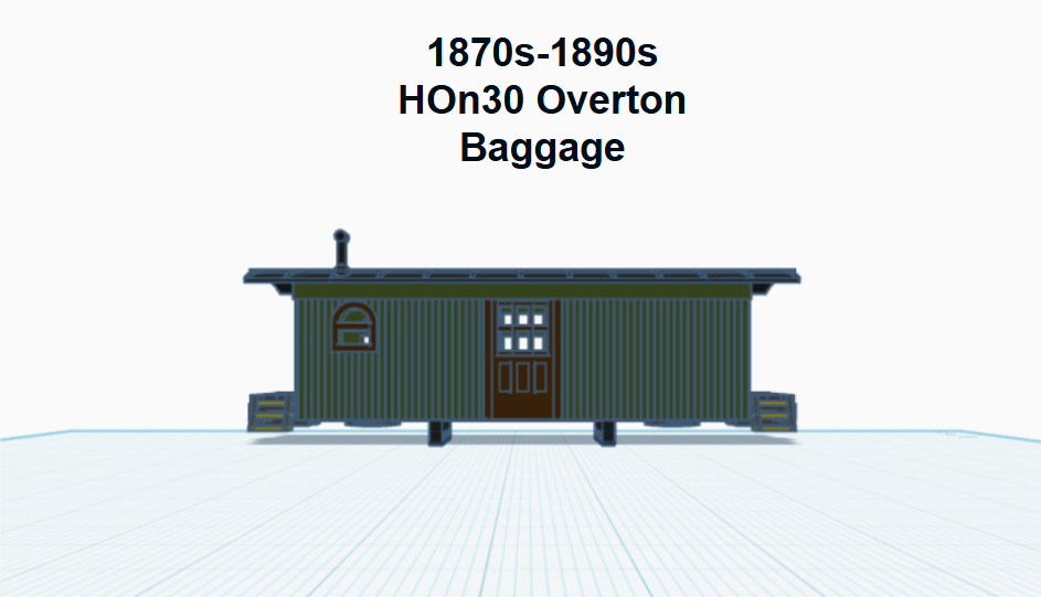 2ft 24' Overton Baggage (HOn30)