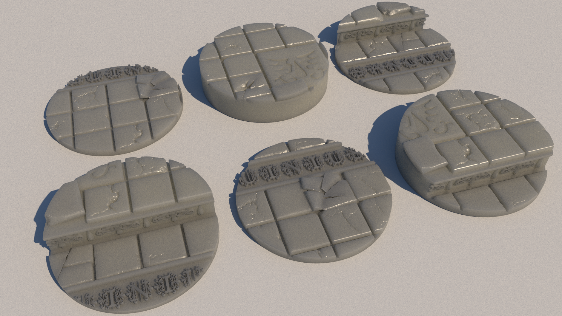 Blood Angels Base Toppers