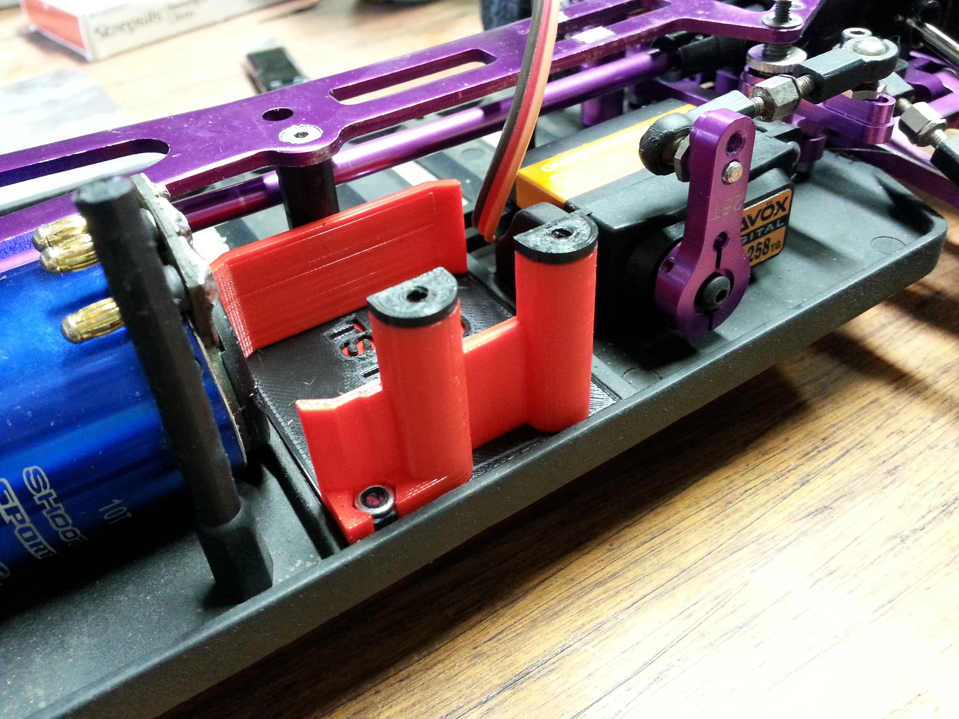 Toro 120W mounting plate for HSP/Himoto/Strada