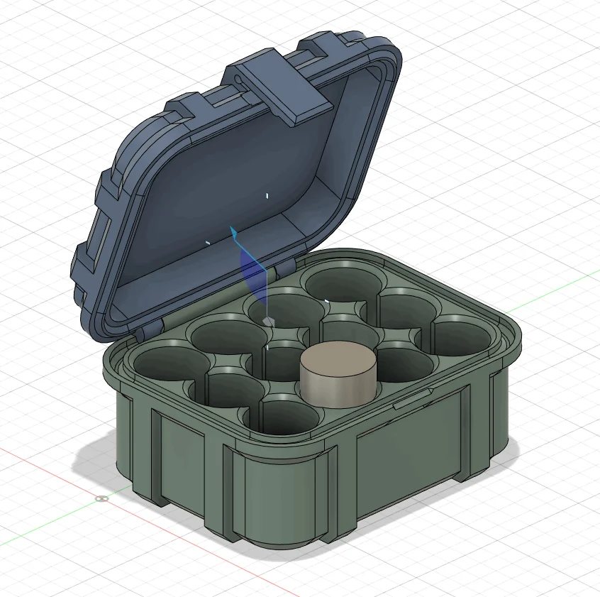 CR123 - CR123A Battery Rugged Box