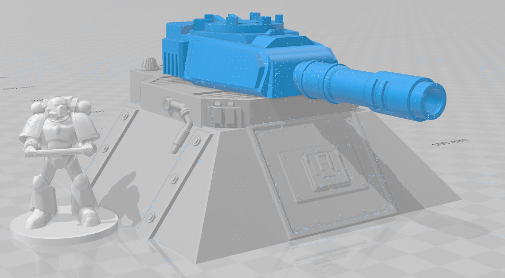 Pre-Fab Defense Turret base - WH40k