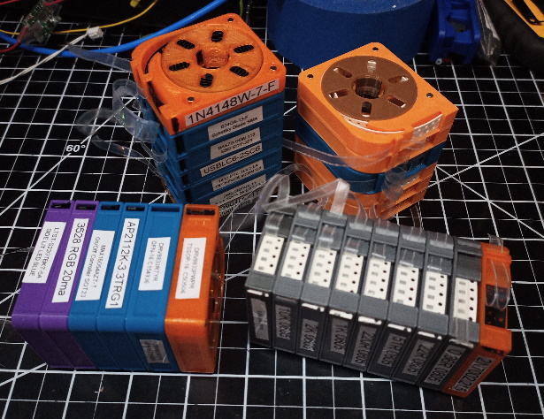 Parametric SMD Stacking Magnetic Mini Spools