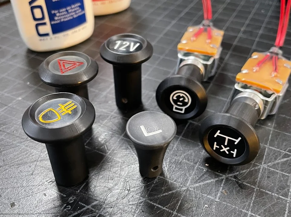 FJ40 Custom Dash Knobs