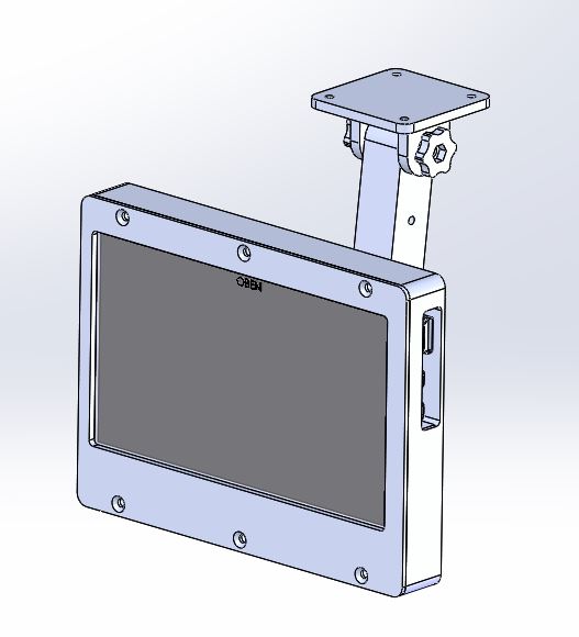 Housing 7inch Touch Diplay with arm