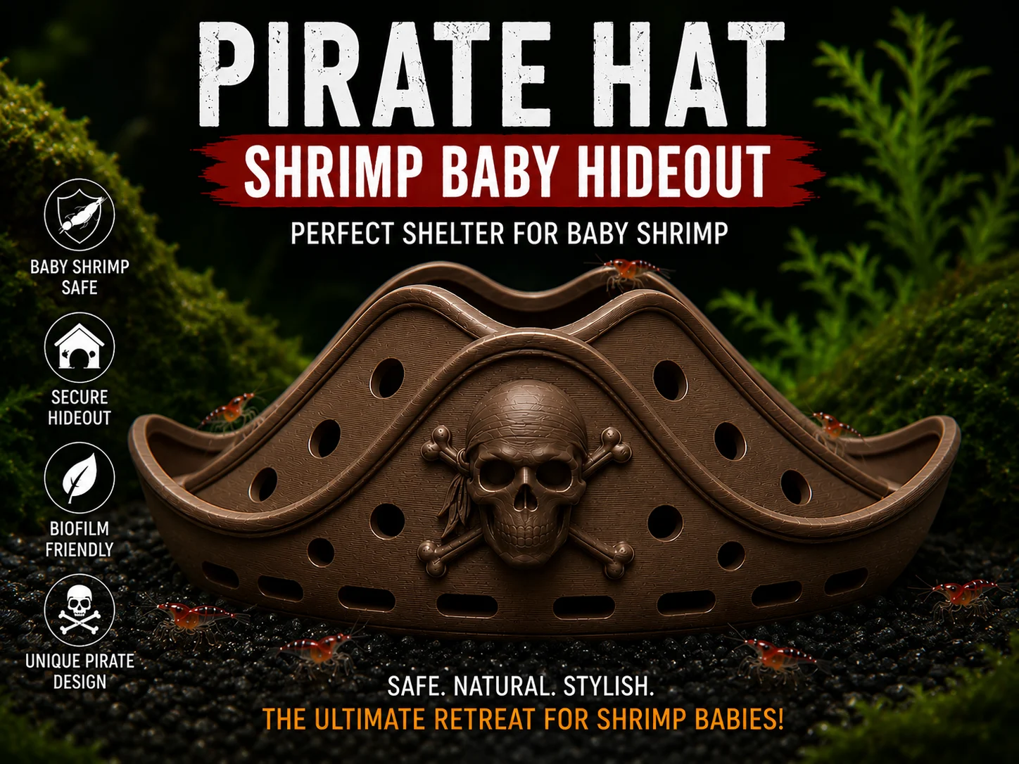 Baby Shrimp Safe Aquarium Cave