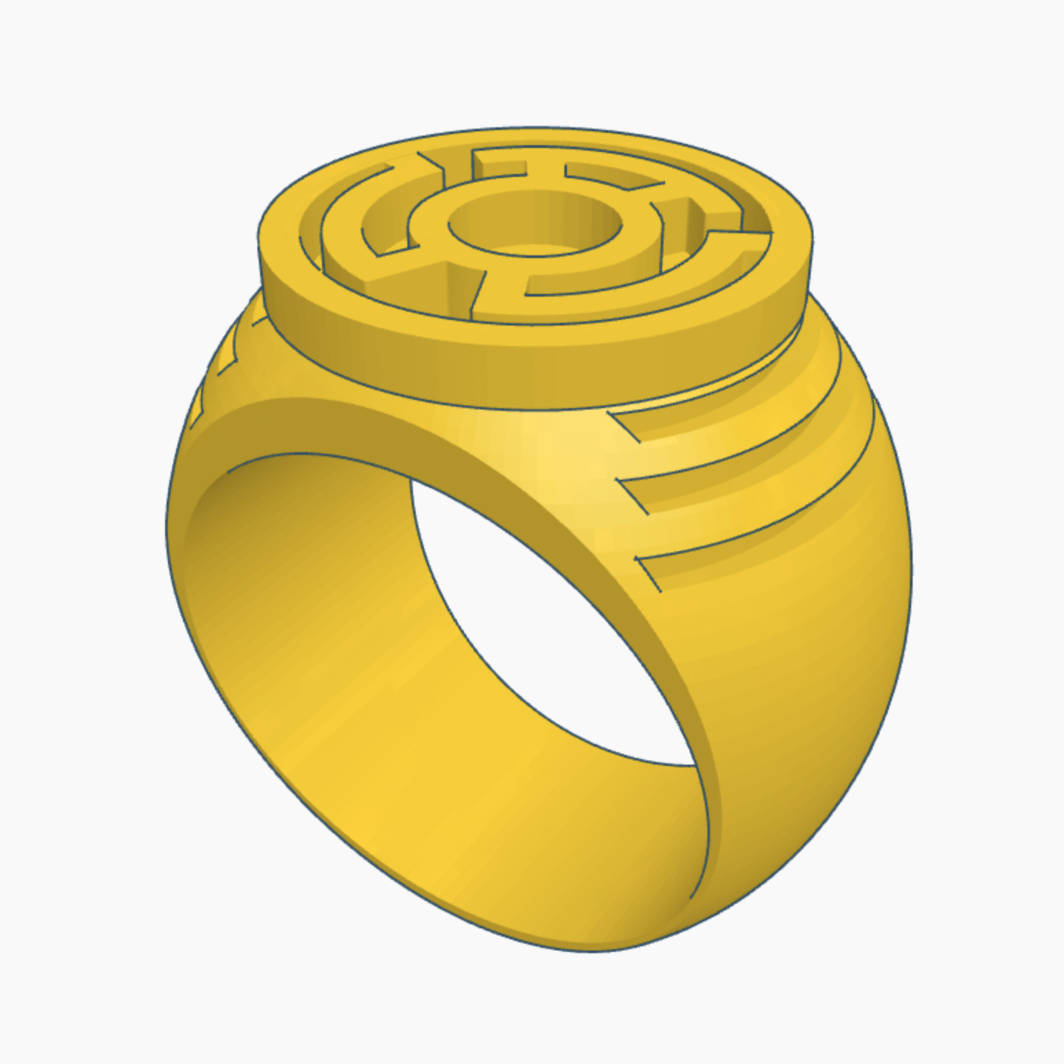 Yellow Lantern Ring