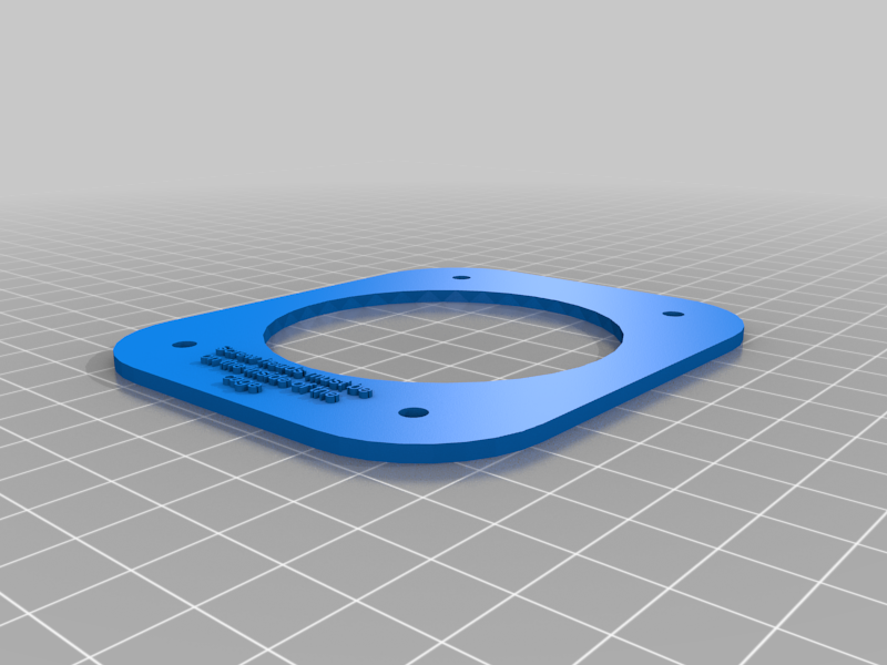 Hamster cadge tube flange
