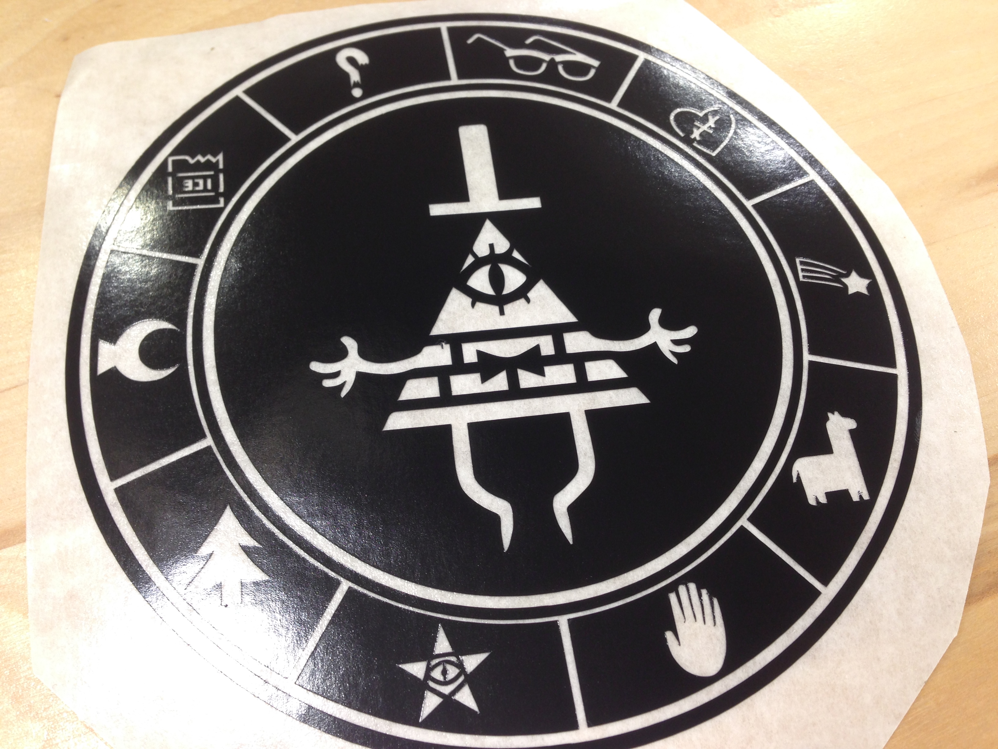 Bill Cipher Zodiac Vinyl