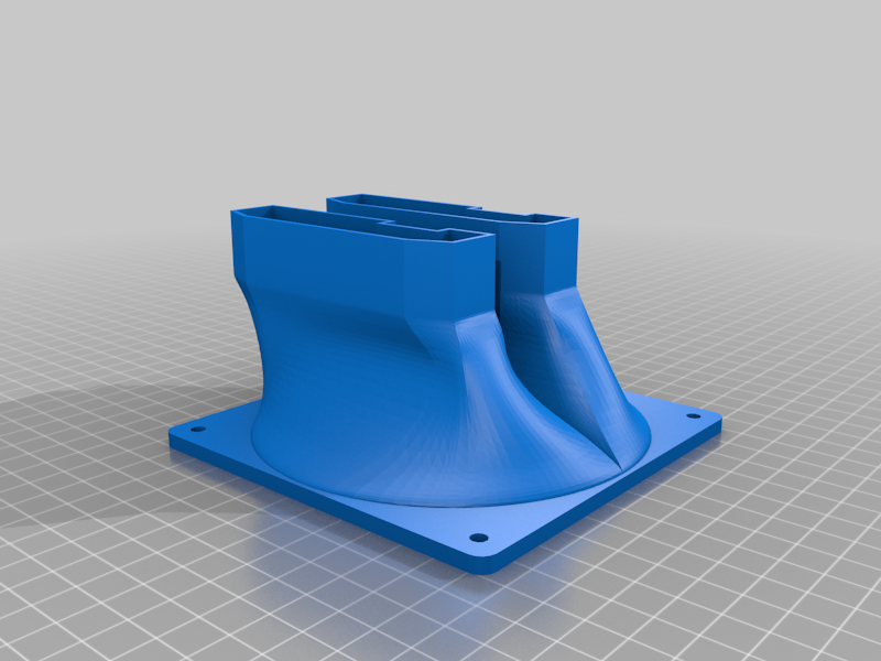 Dual Nvidia Tesla GPU Fan Mount (80,92,120mm)