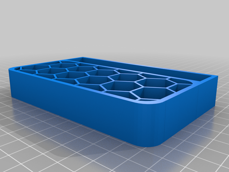 2 Tiered Hexagon (bestagon) Desk Stand (parametised)