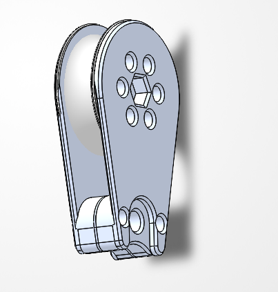 Entropy block - milled in aluminum