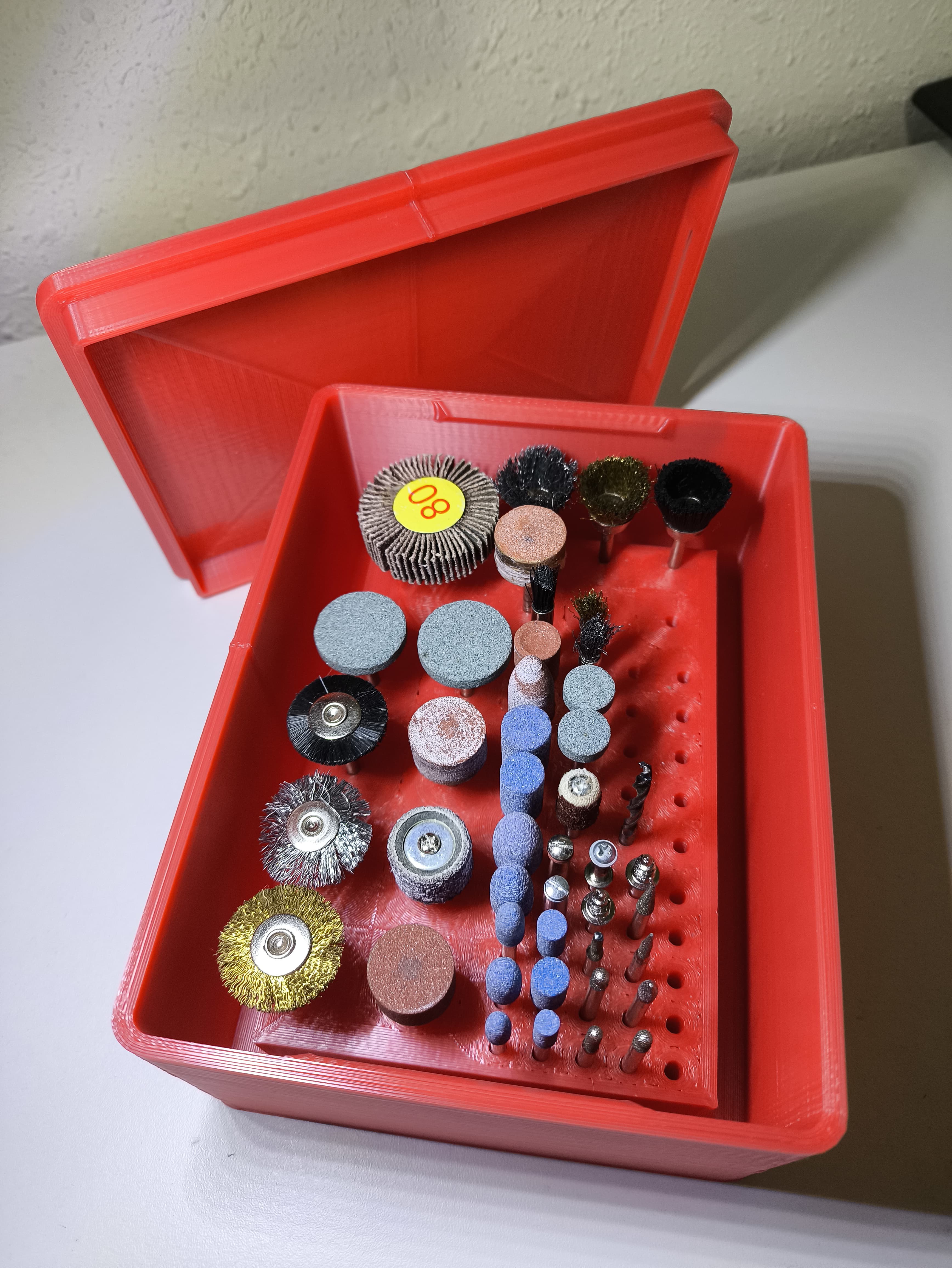 Caja de brocas para Dremel