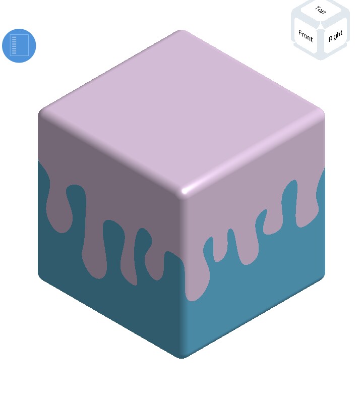 Melting cube puzzle