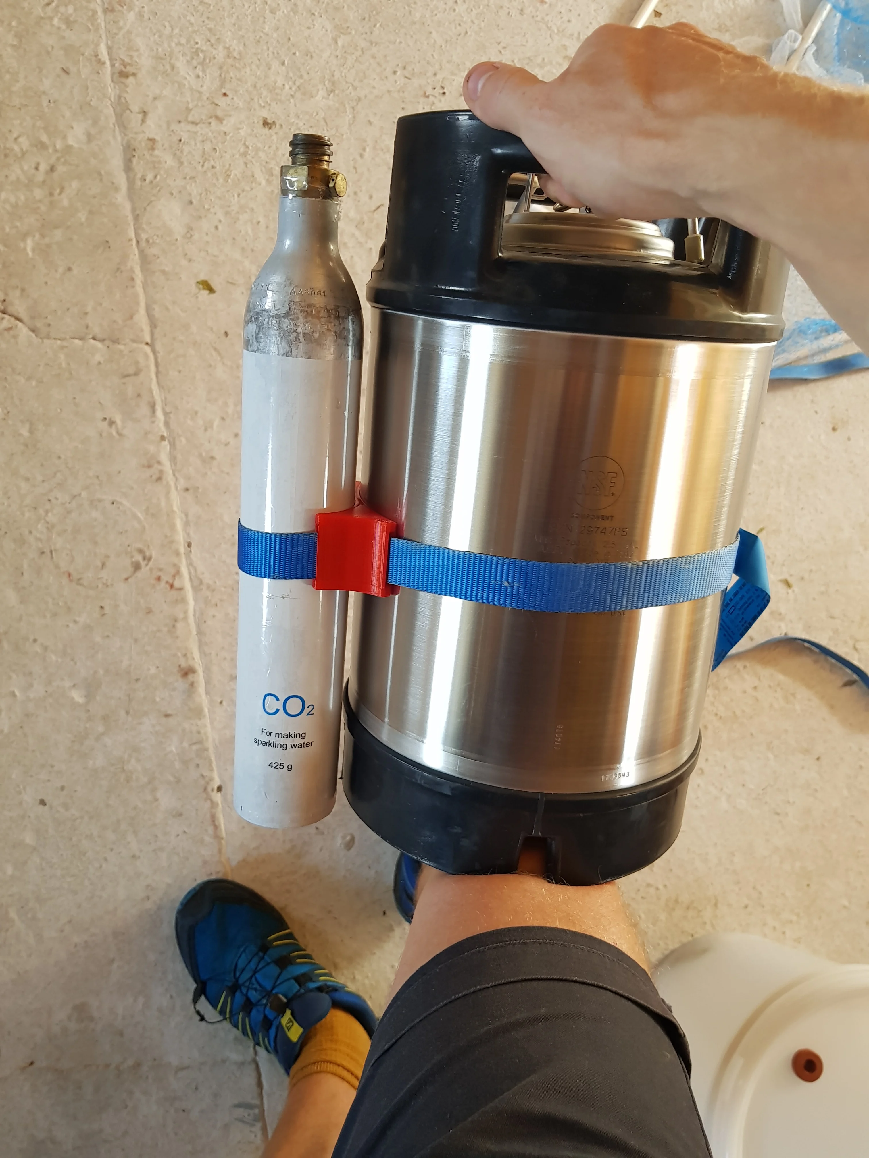 Sodastream attachment for Corny keg