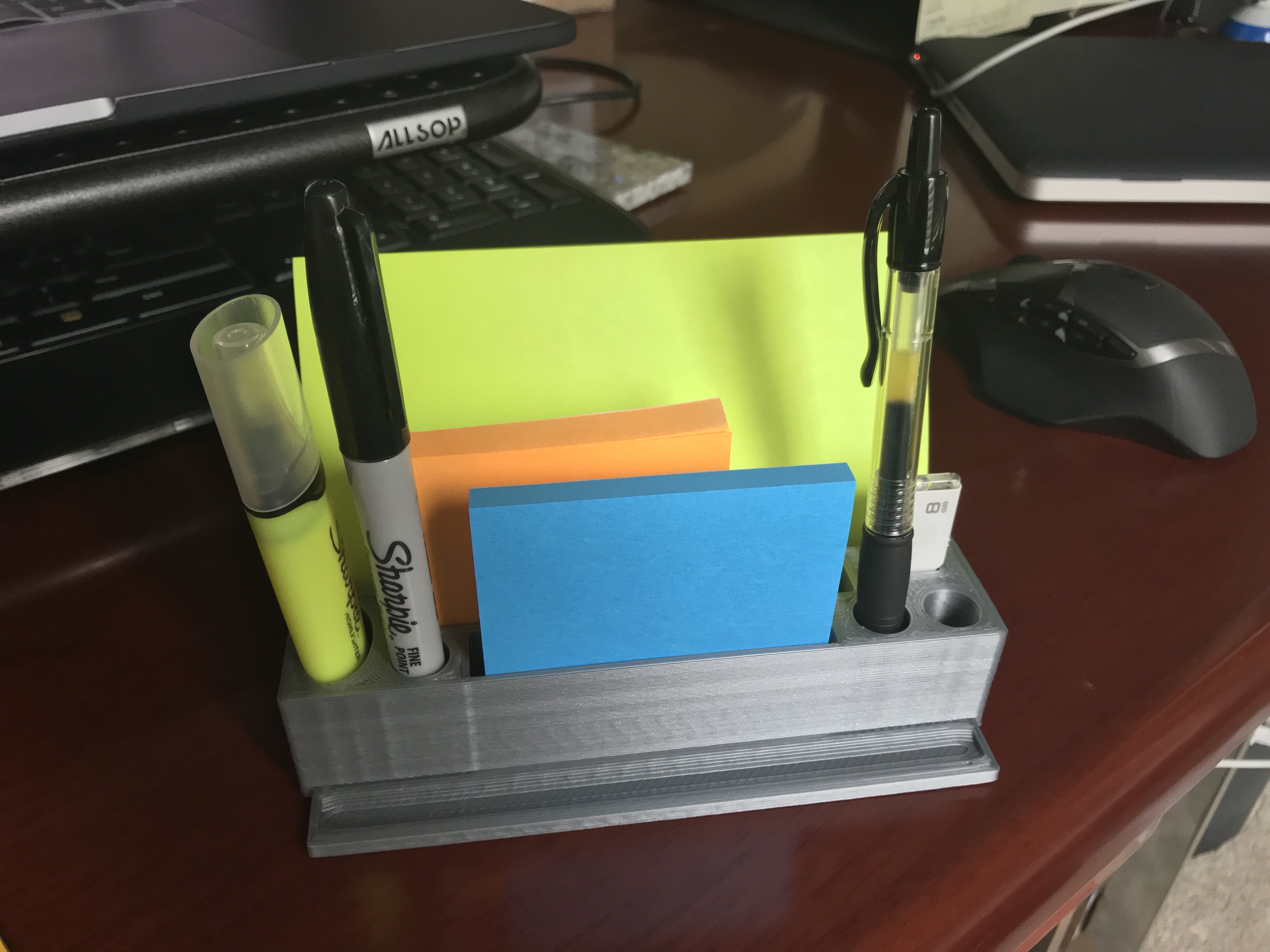 Post it Note and Pen Holder