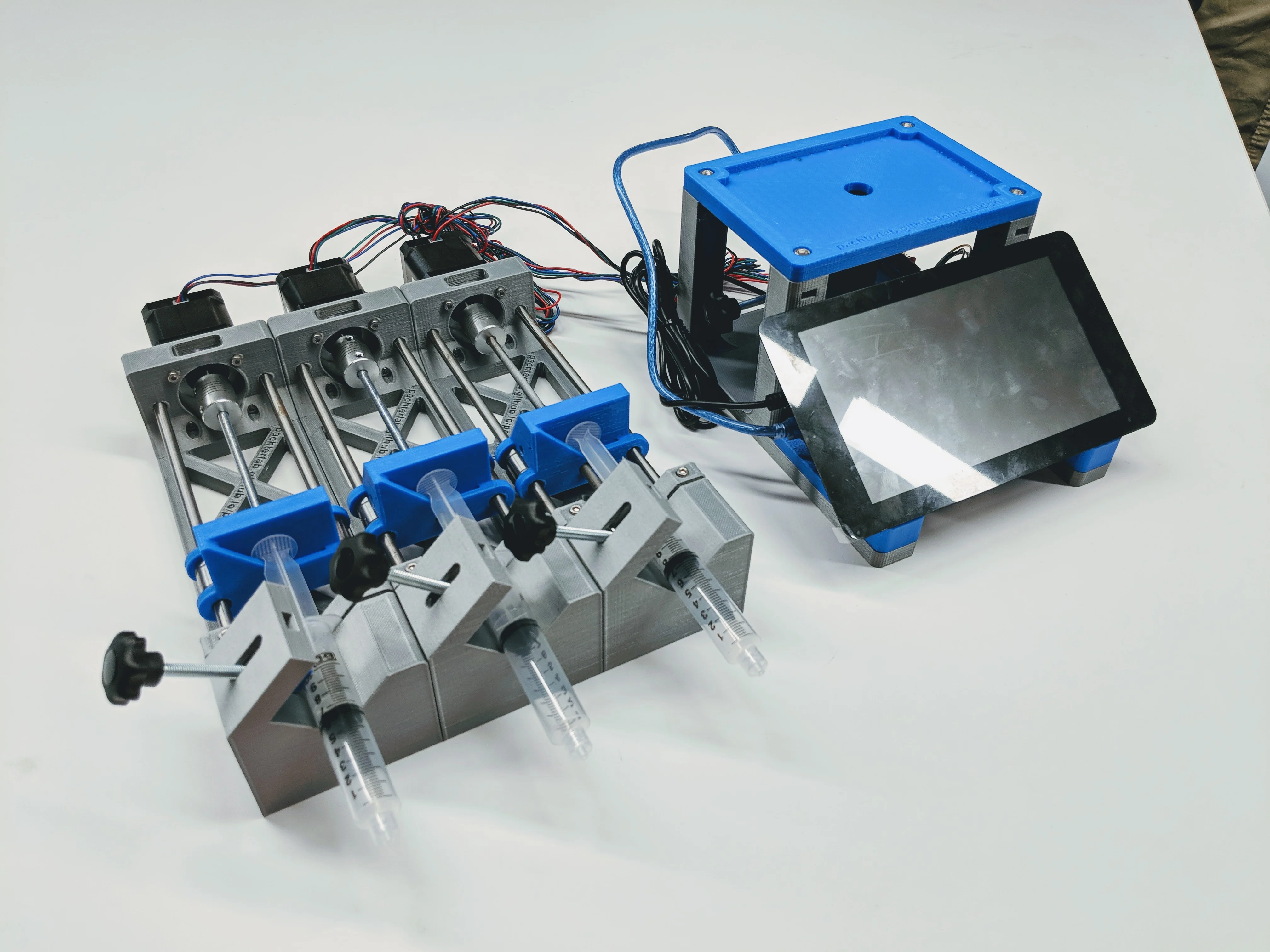 poseidon syringe pump and microscope system
