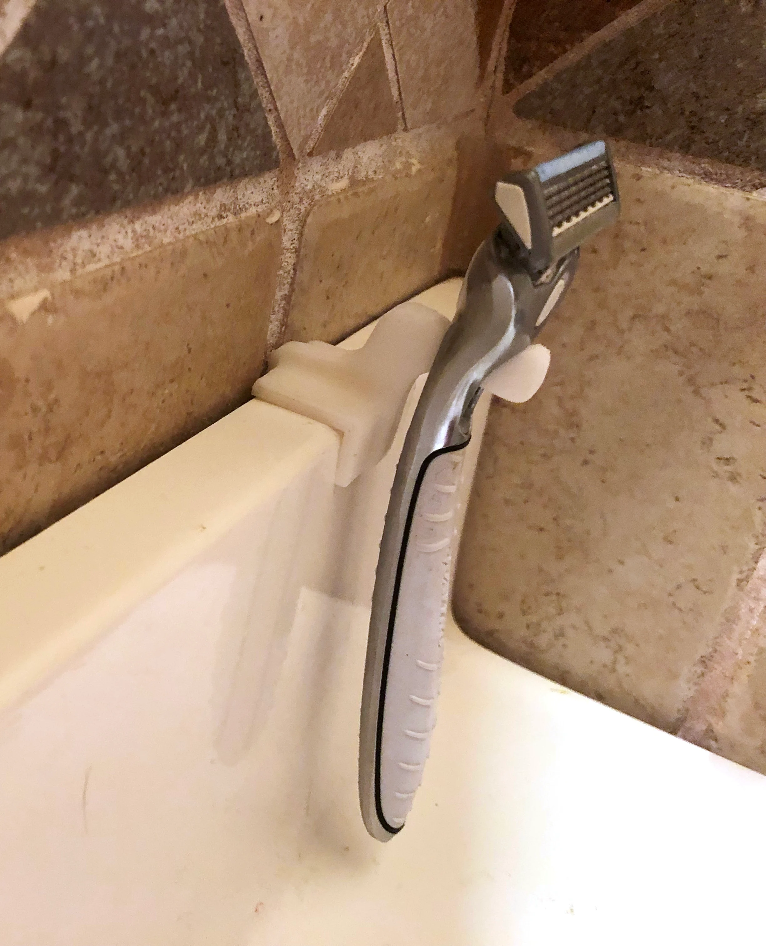 Schick Quattro Men's shaving razor wall mount holder