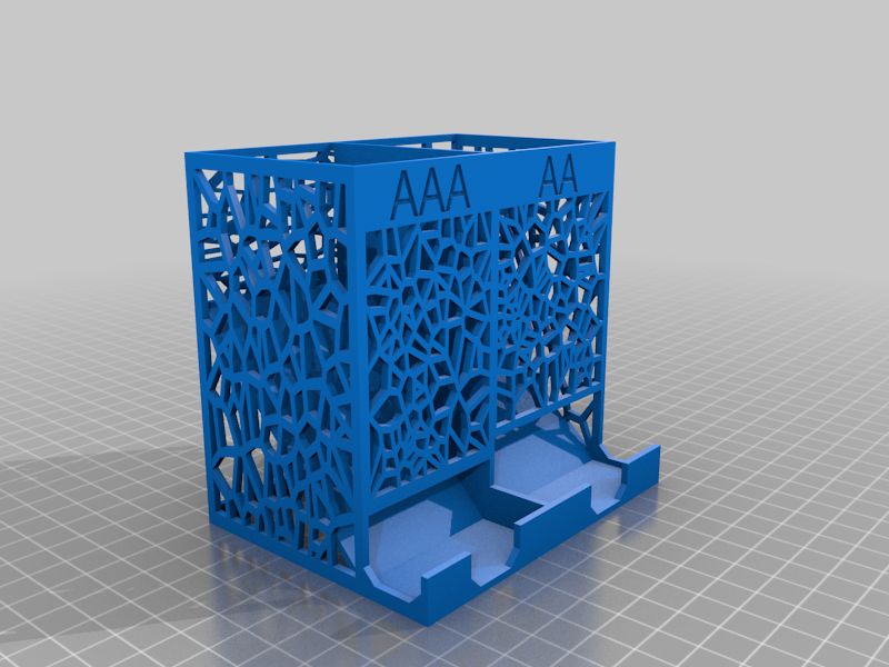 Voronoi Dual Battery Holder