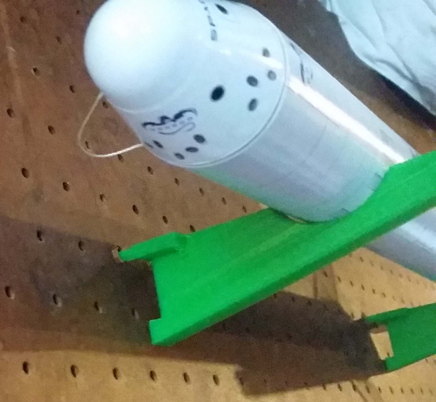 Model Rocket Pegboard Holder