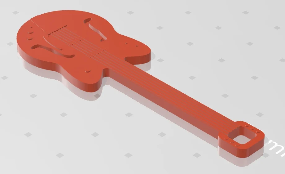 Einkaufschip Gitarre / Shoppingcart chip guitar