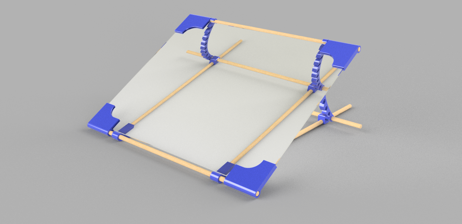 Modular Book Stand from stik and clipboard v1