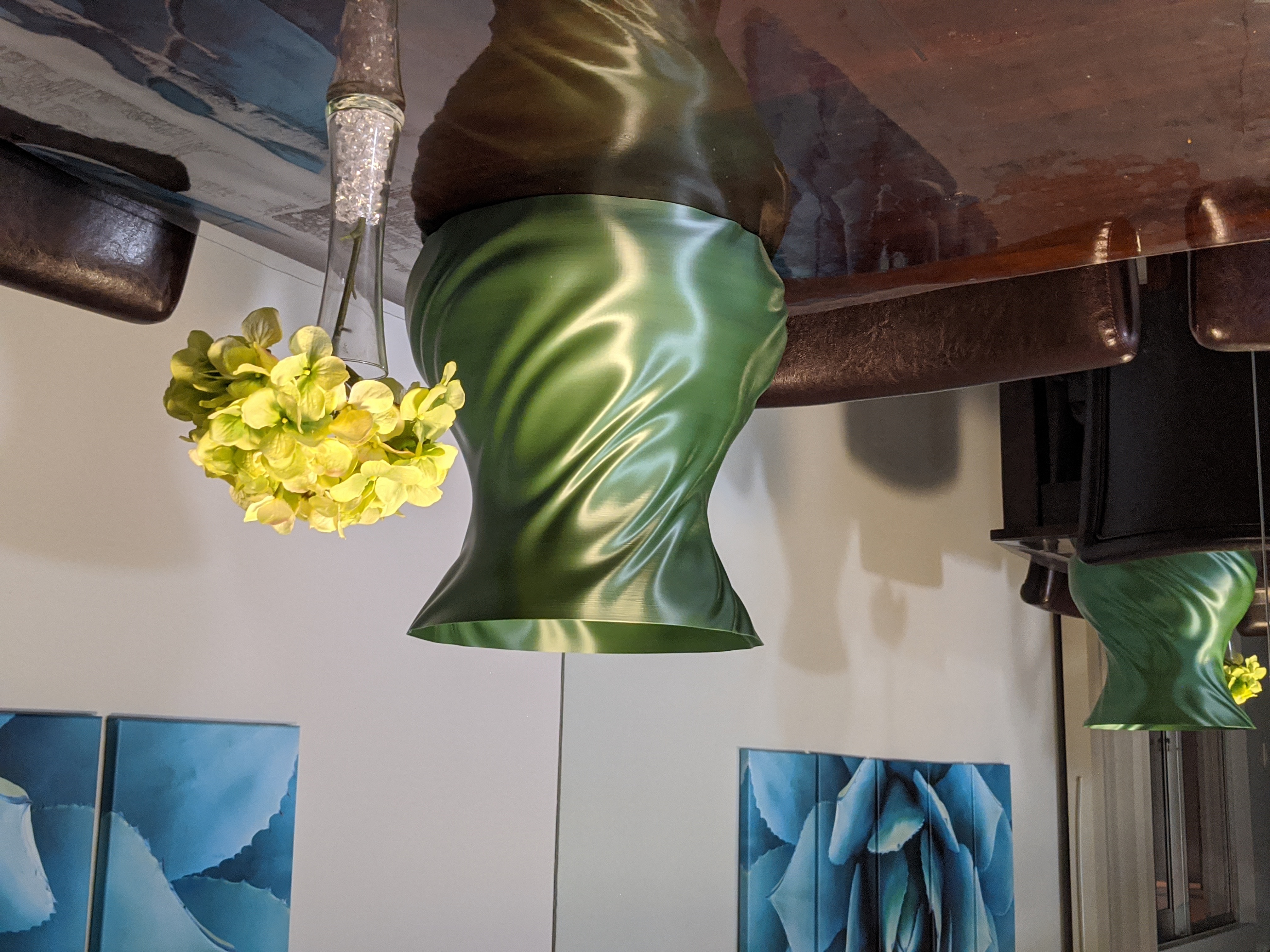 Copper Form Spine Vase - vase mode friendly