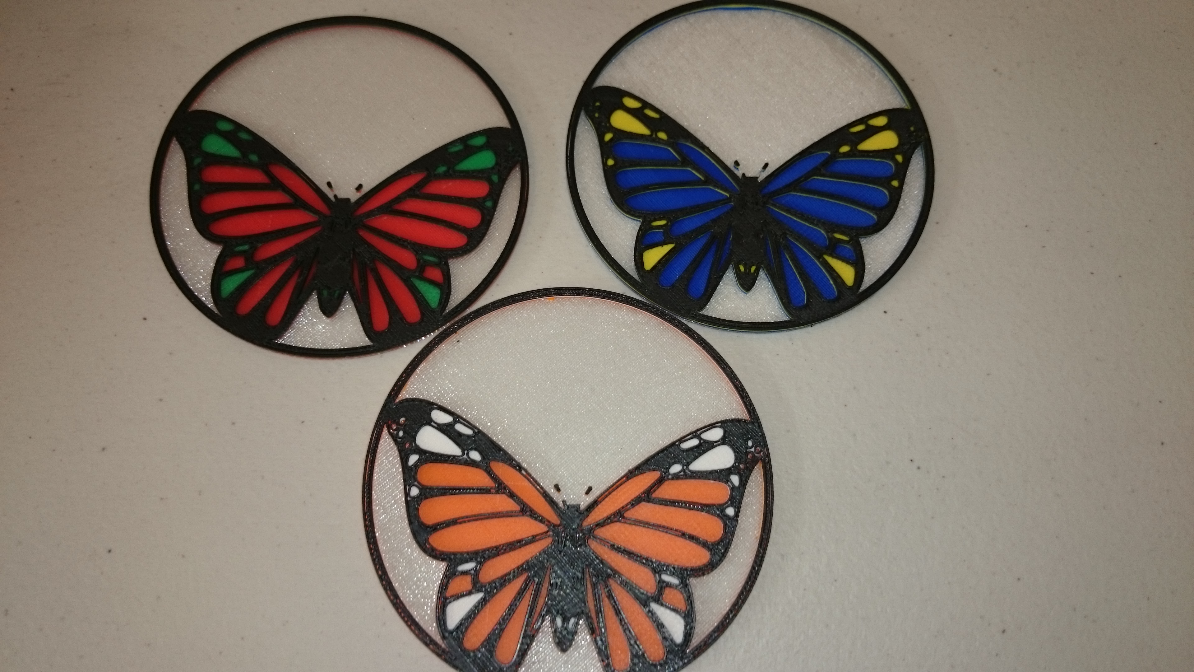 Butterfly (Danaus genutia)