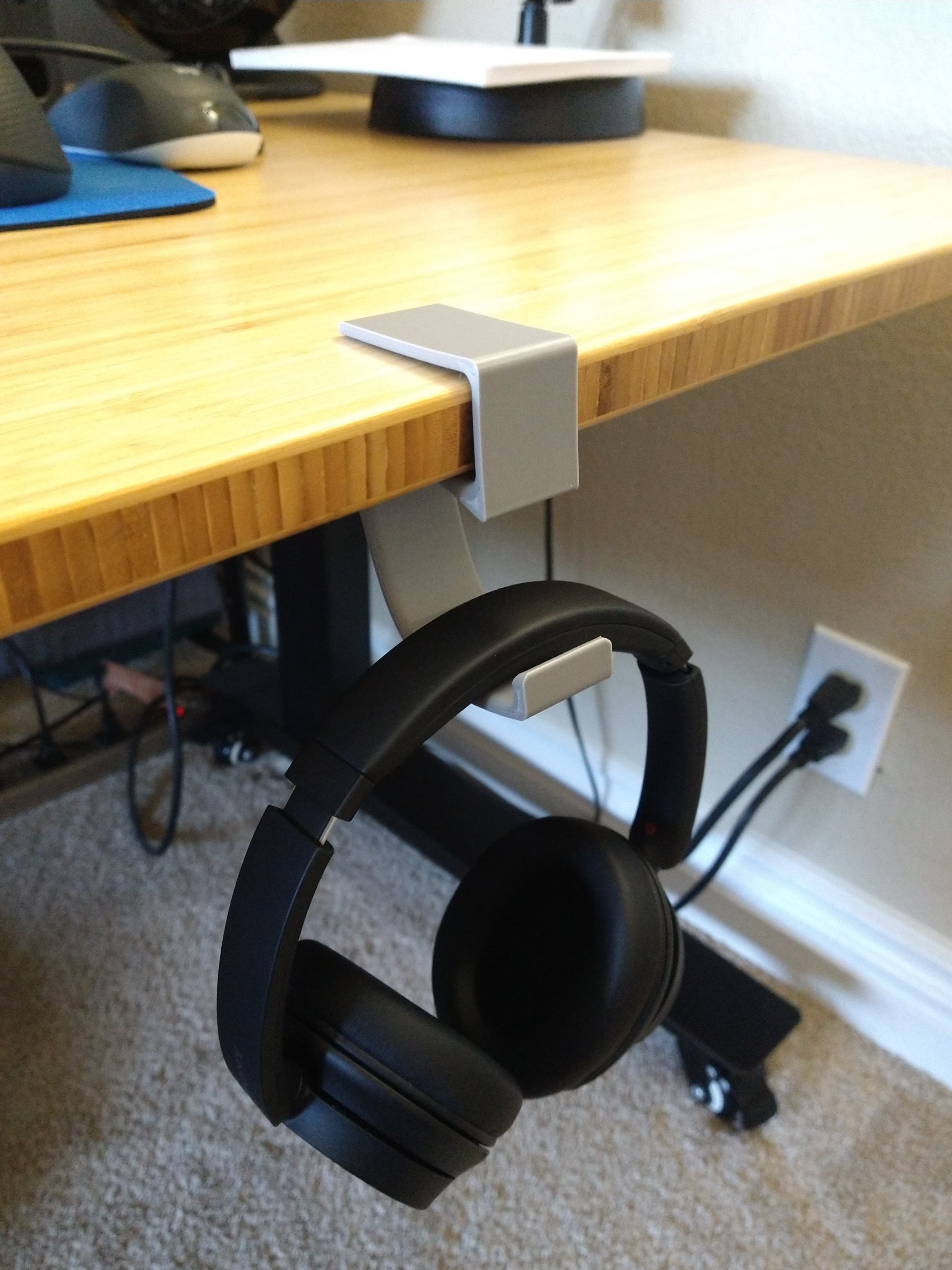 Headphone Desk Clamp Hook, Longer Clamp
