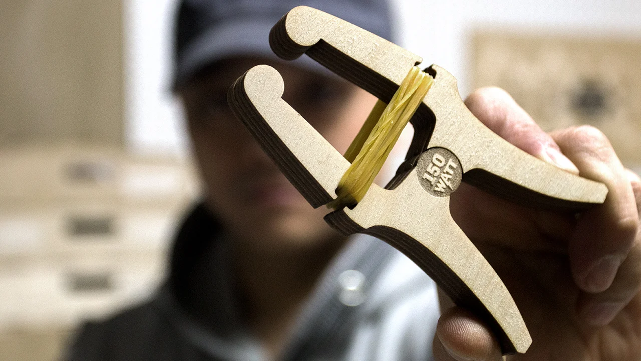 Clamp Plywood Laser cut