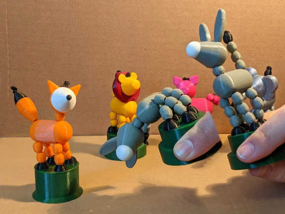 Collapsing Animal Toys