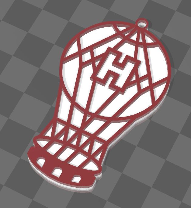 Llavero Huracan - Keychain con fondo