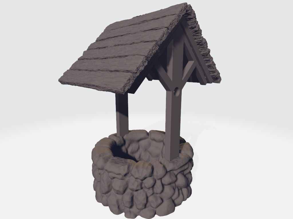 Well with removable roof