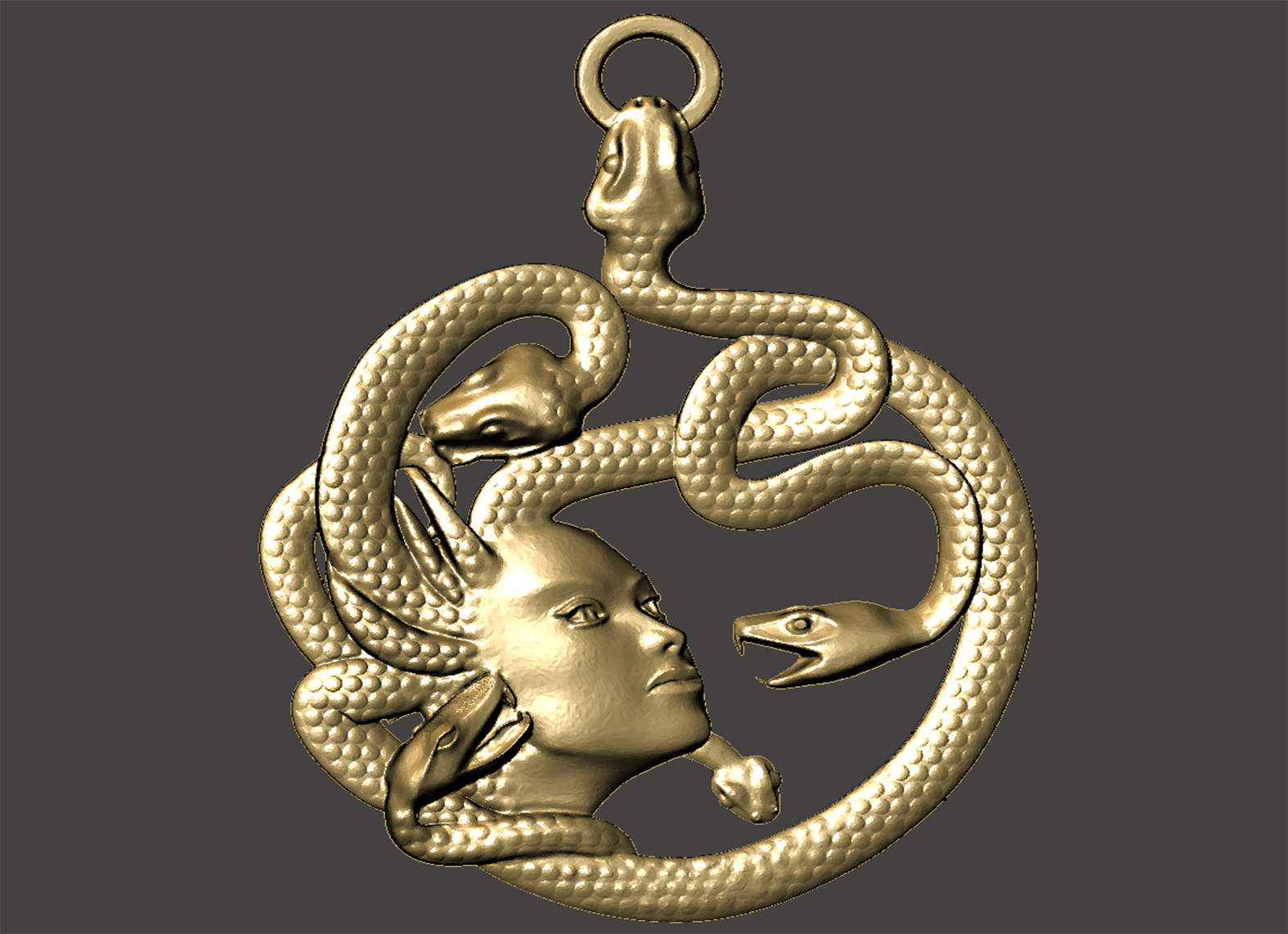 Greek goddess-Medusa-keychain