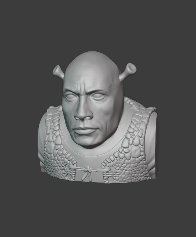 Shrock (Shrek + The Rock Mashup)