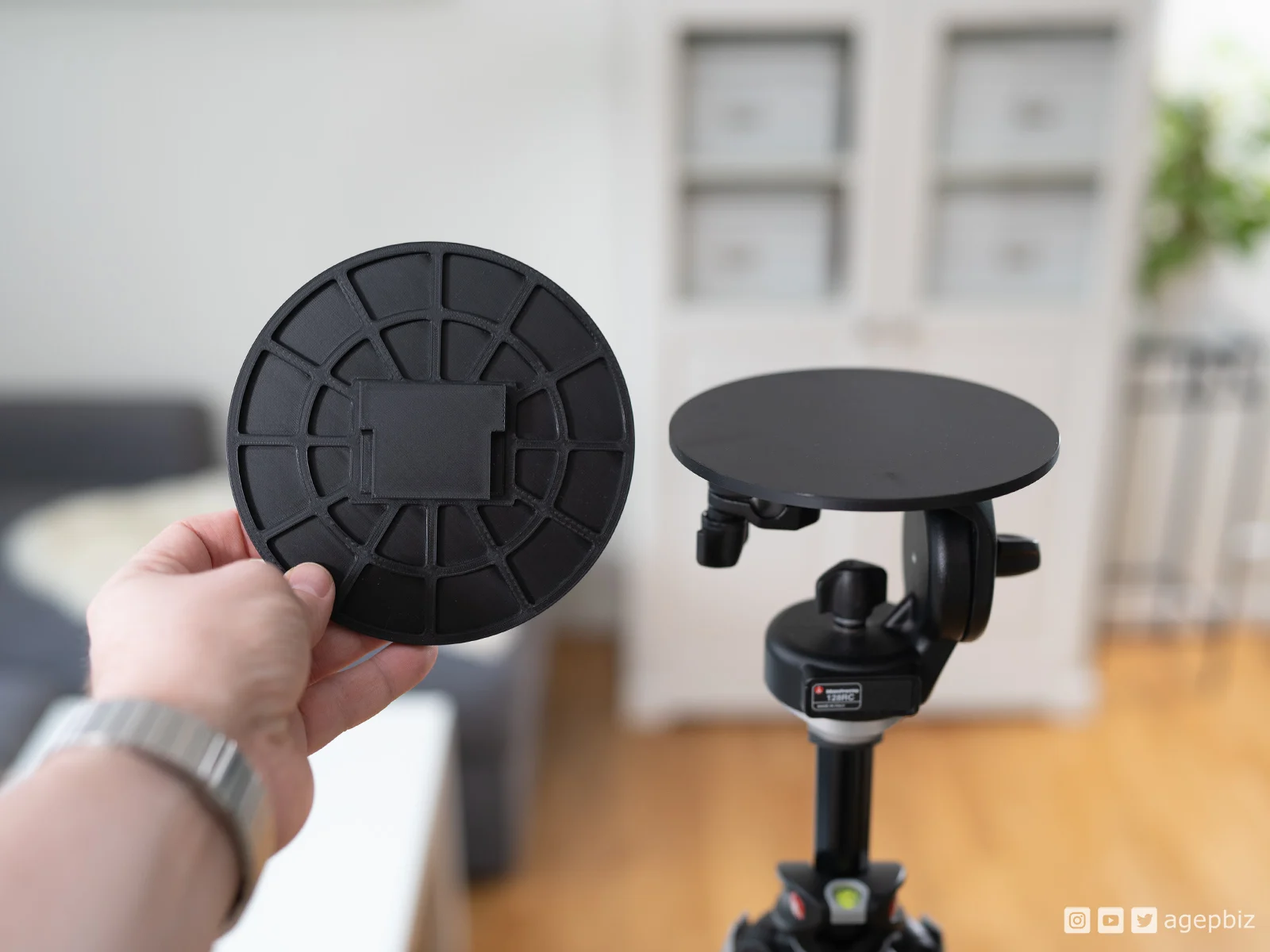 Manfrotto RC2 Tripod Platform for 3d Scanning