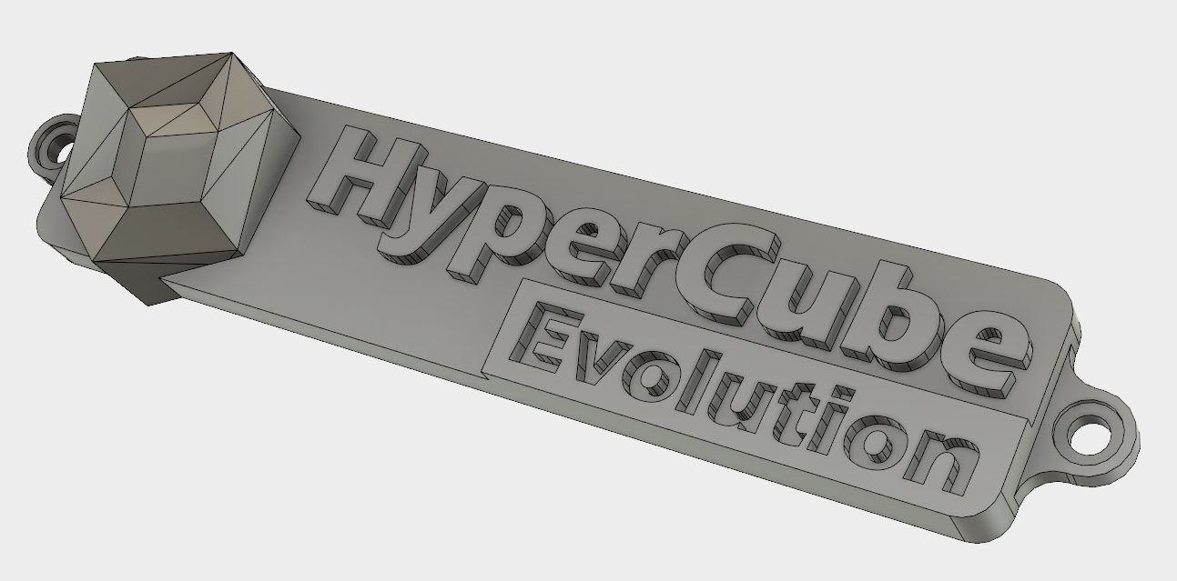 Nameplate for Hypercube Evolution with logo