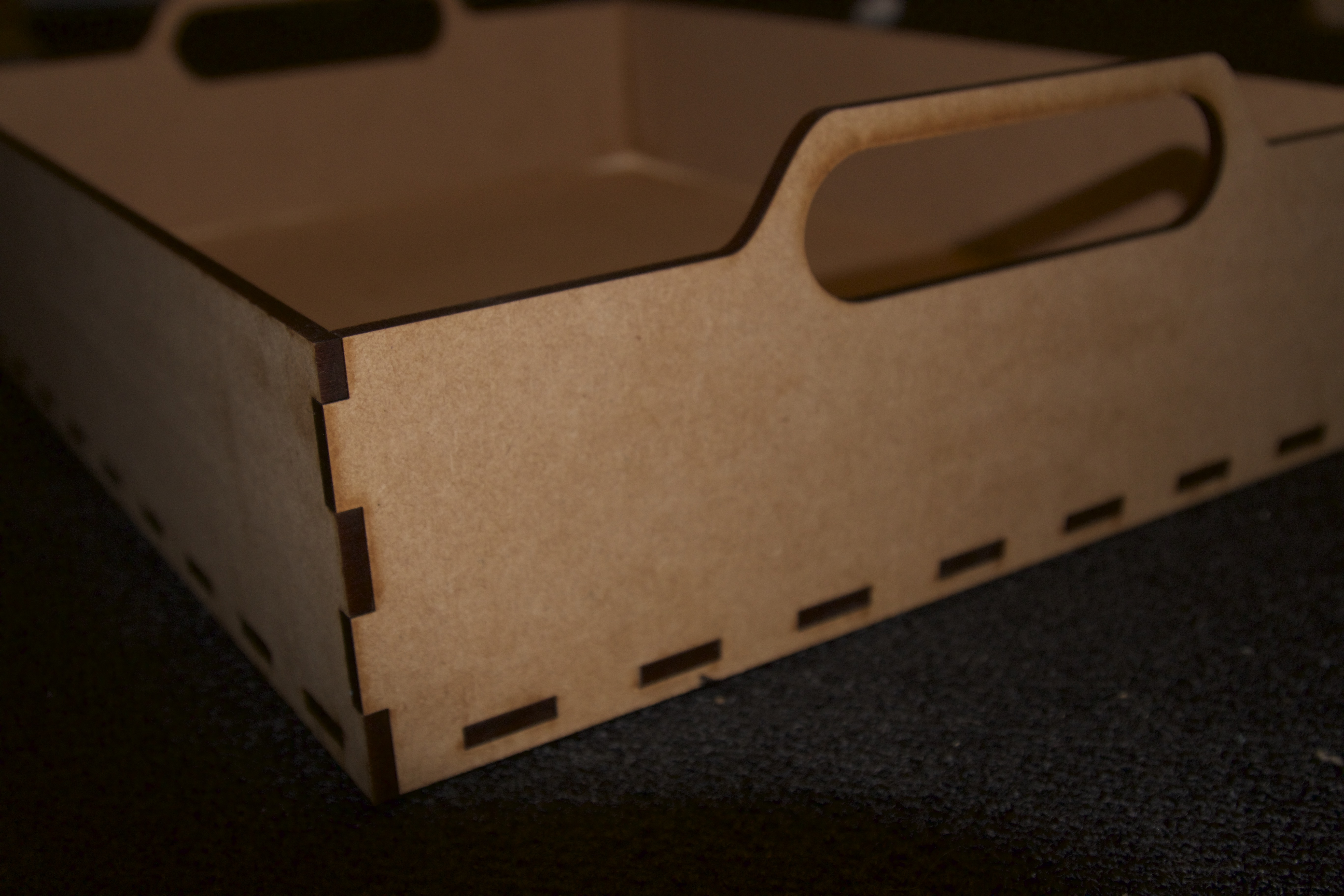 LaserCut 6mm MDF Carry Box