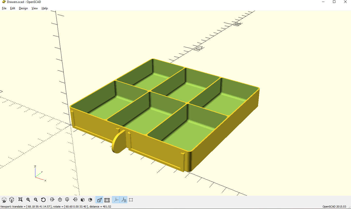 Customizable drawers