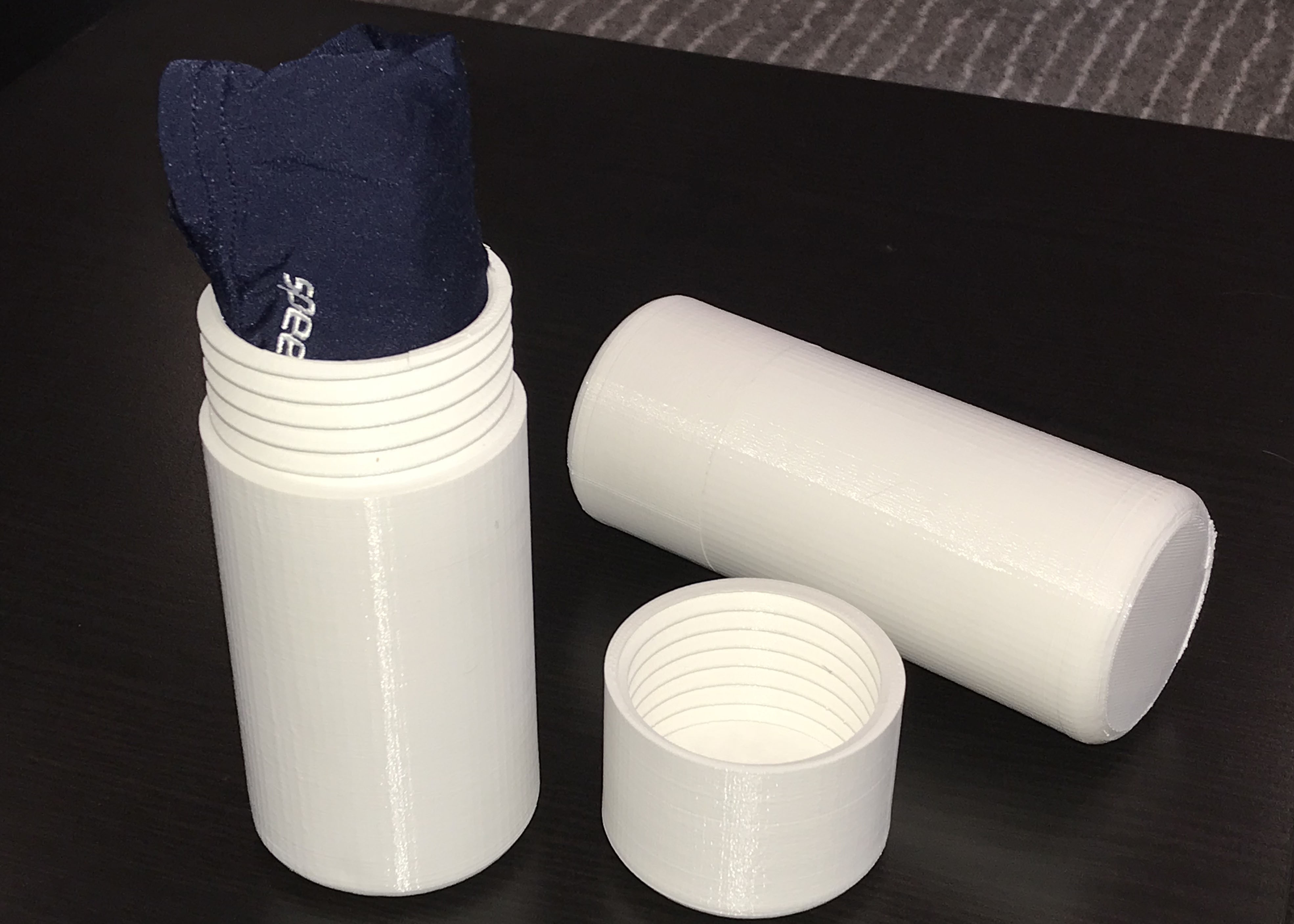 75mm Screwtop Container for Swimwear/Underwear/Gymwear/Anything
