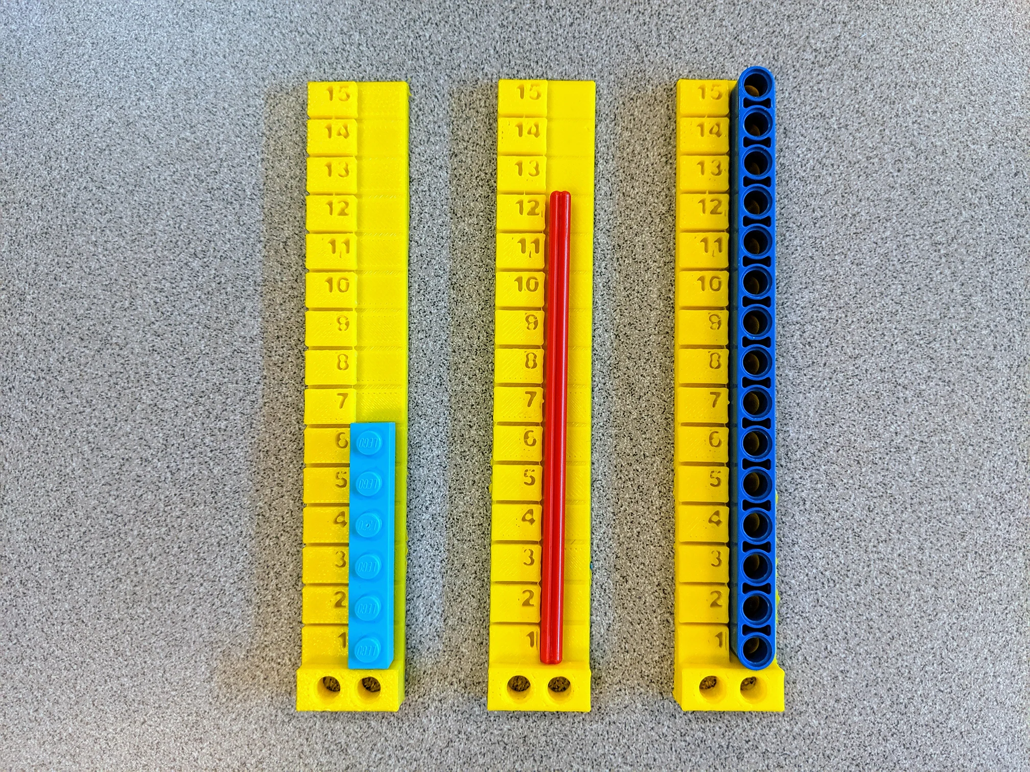 Ruler for LEGO Compatible Parts